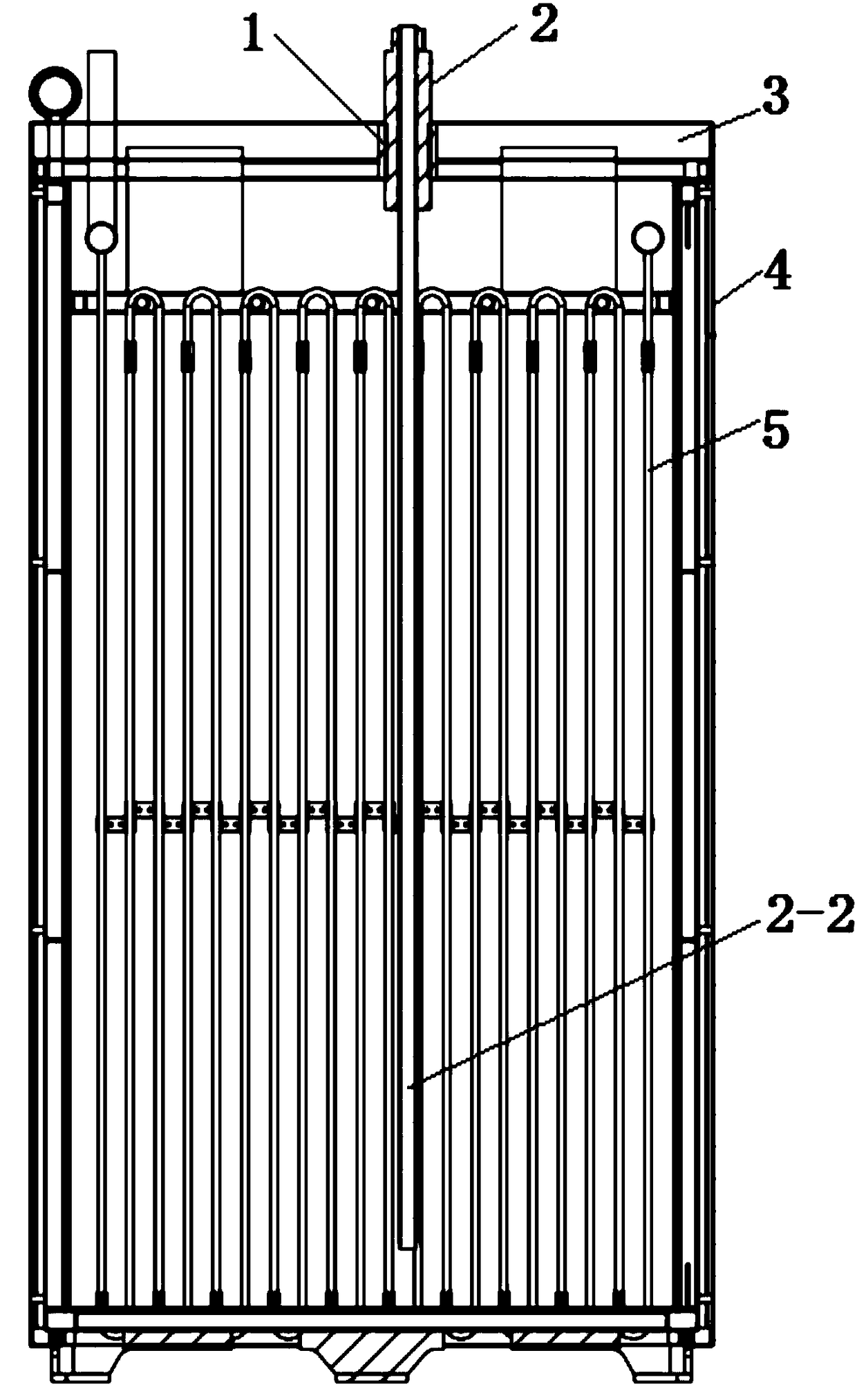 Phase-change heat storage system with stirrer