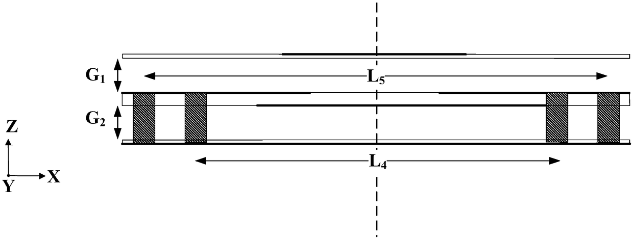 Compact-structure-type broad-bandwidth quasi omni-directional antenna
