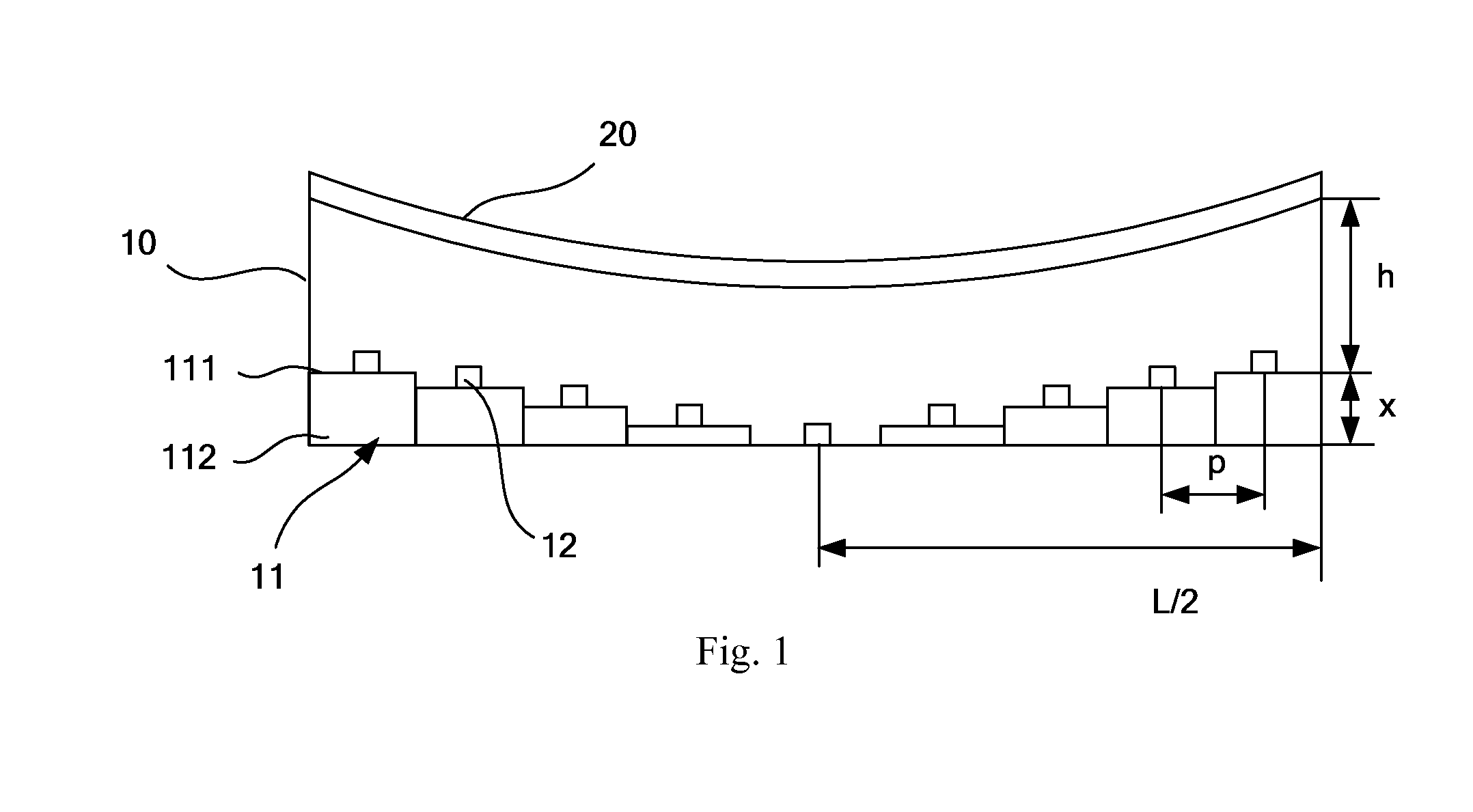 Backlight for curved-surface liquid crystal display device and curved-surface liquid crystal display device