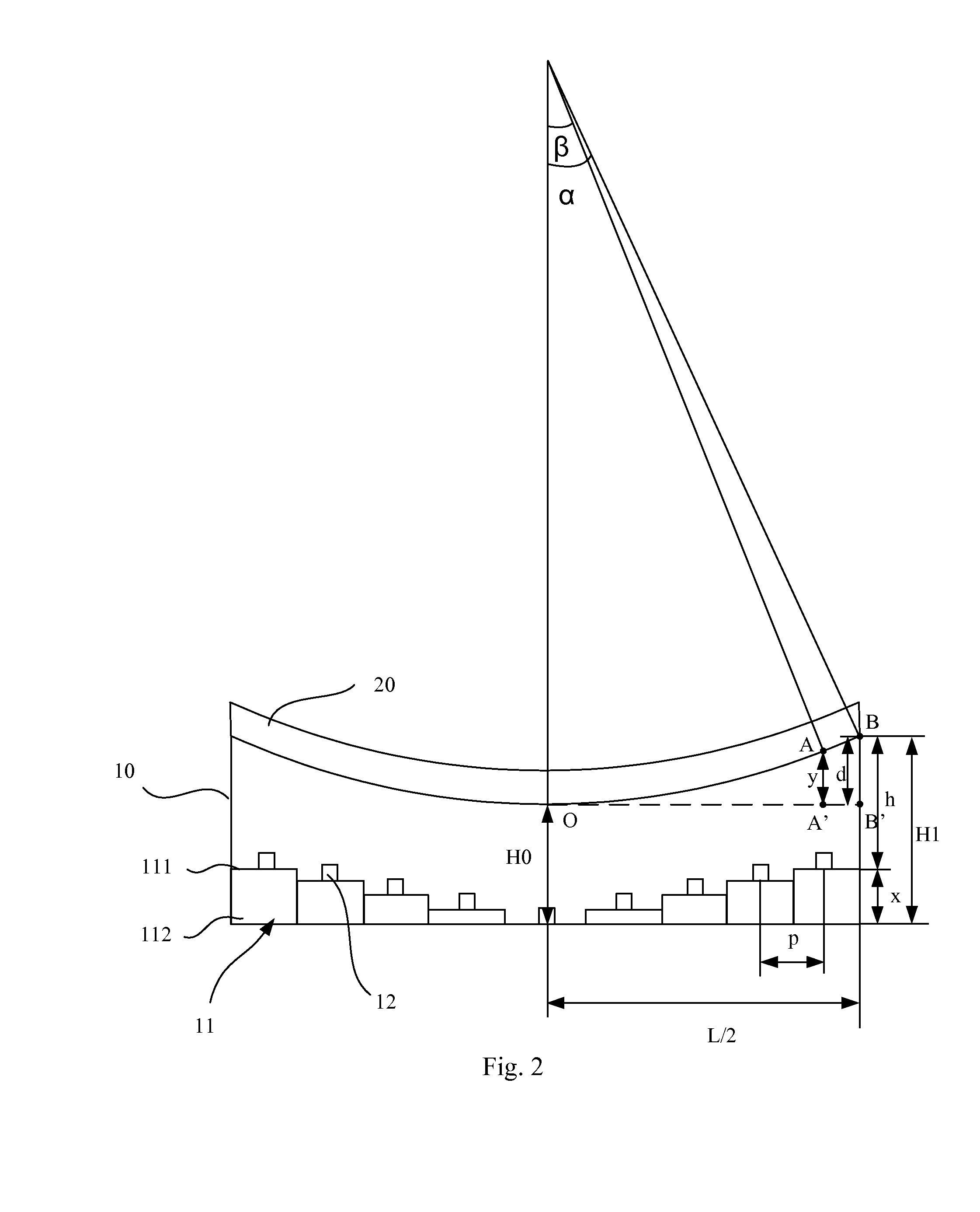 Backlight for curved-surface liquid crystal display device and curved-surface liquid crystal display device