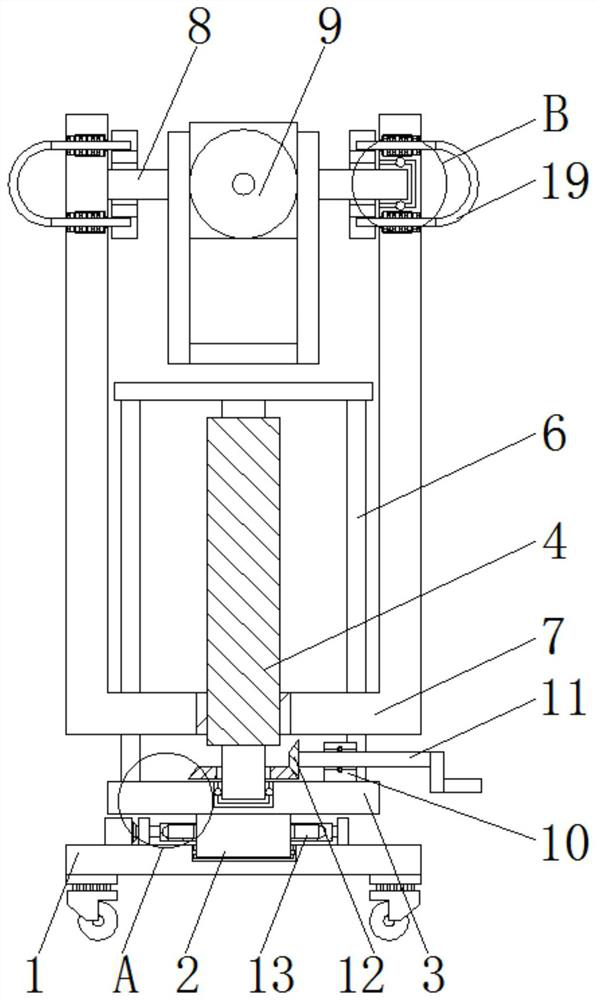 Multi-position anchor cable construction device