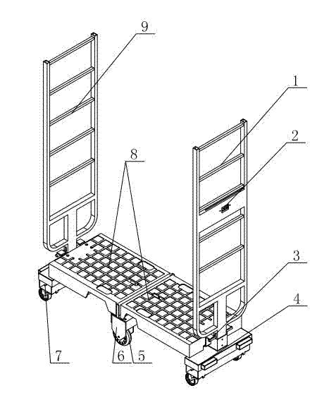 Novel logistics trolley