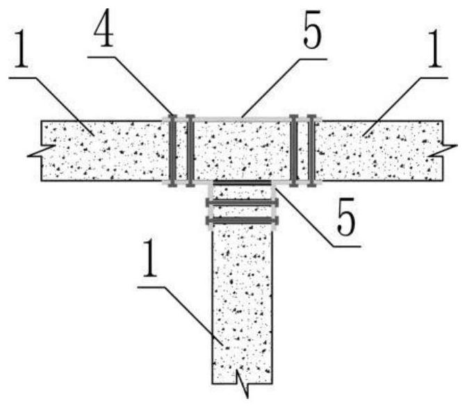 A detachable assembled shear wall structure spliced ​​by bolts