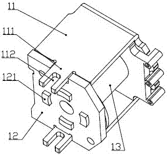 Assembly fixture of starter motor built-in electromagnetic switch