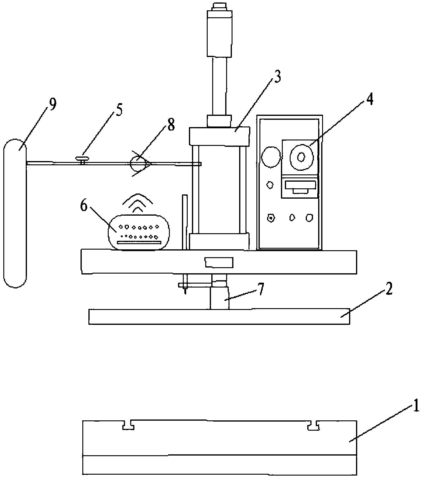 Improved oil-gas mixing press punch used for lead installation
