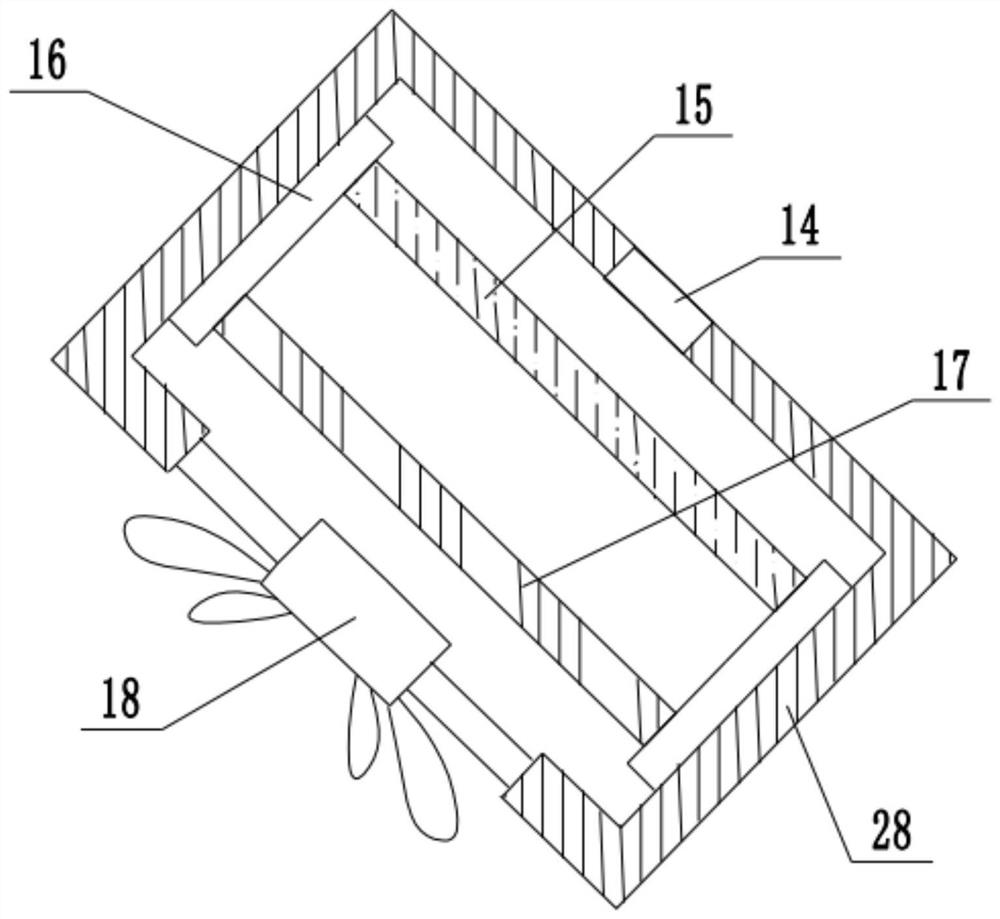 Drying and dust collecting device for textile fabric