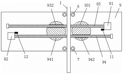 Bending equipment and bending method for electric power transmission cable with left and right limit sensors