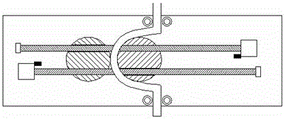 Bending equipment and bending method for electric power transmission cable with left and right limit sensors