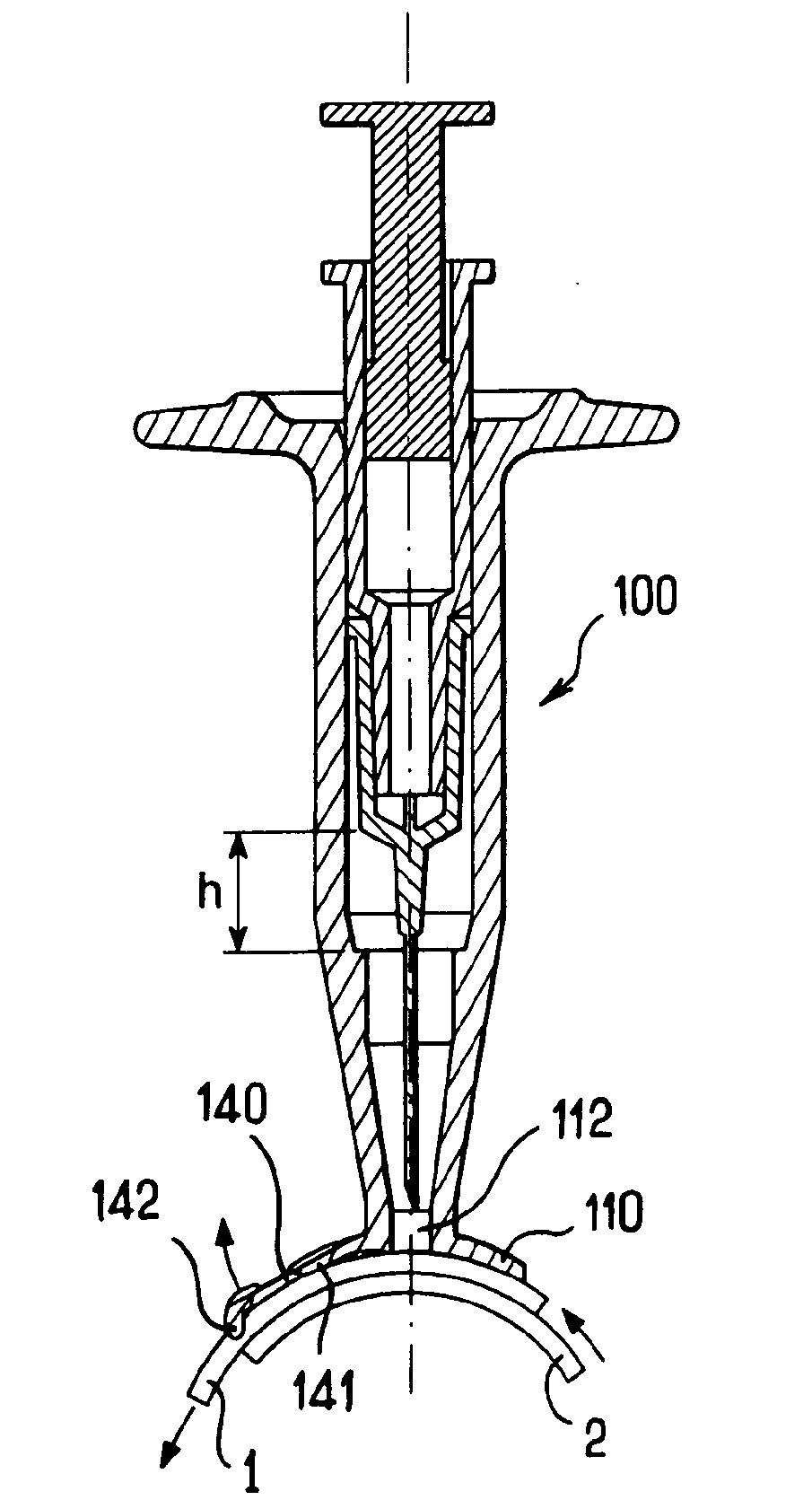 Apparatus for intra-ocular injection