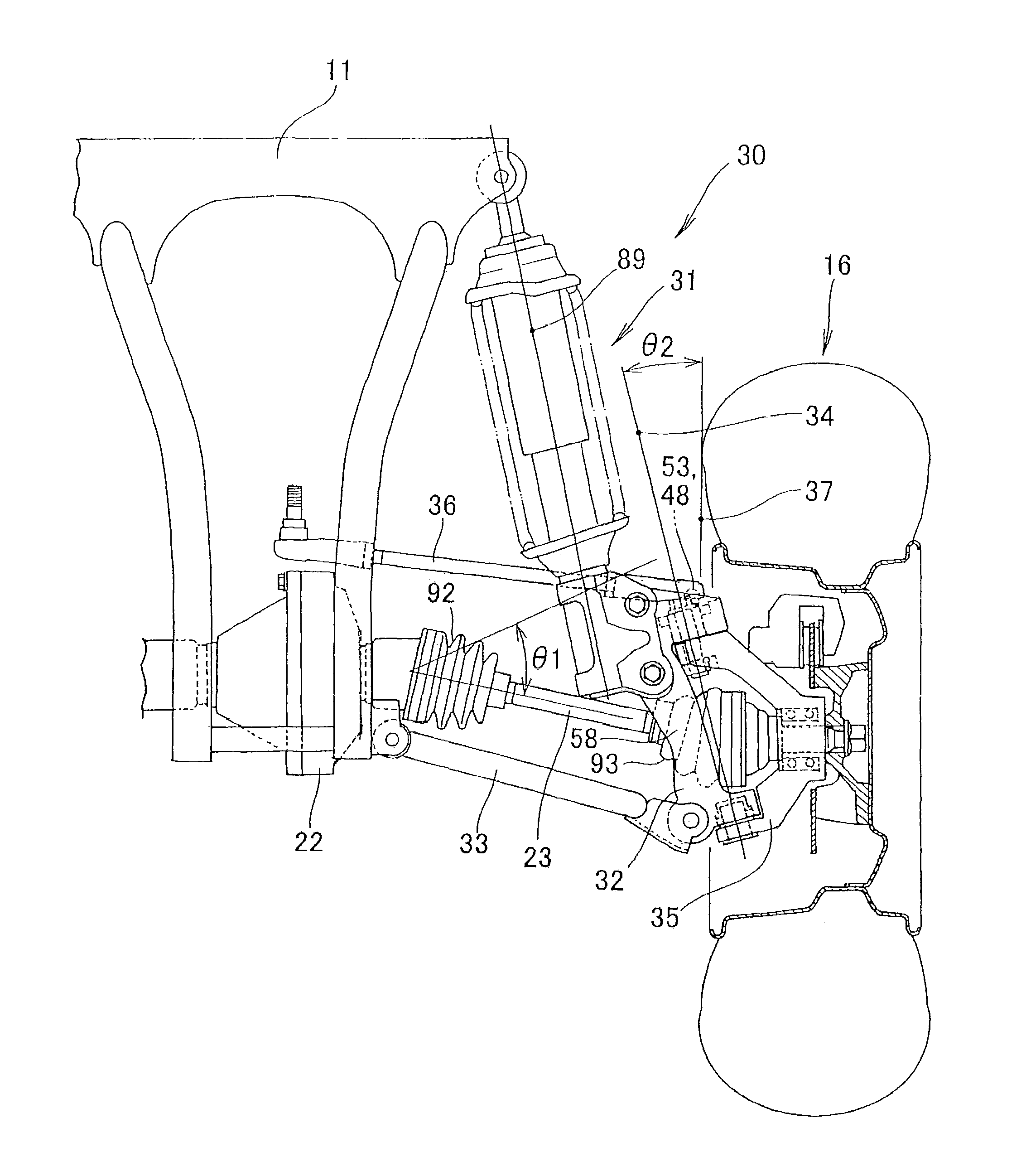 Suspension system for vehicle