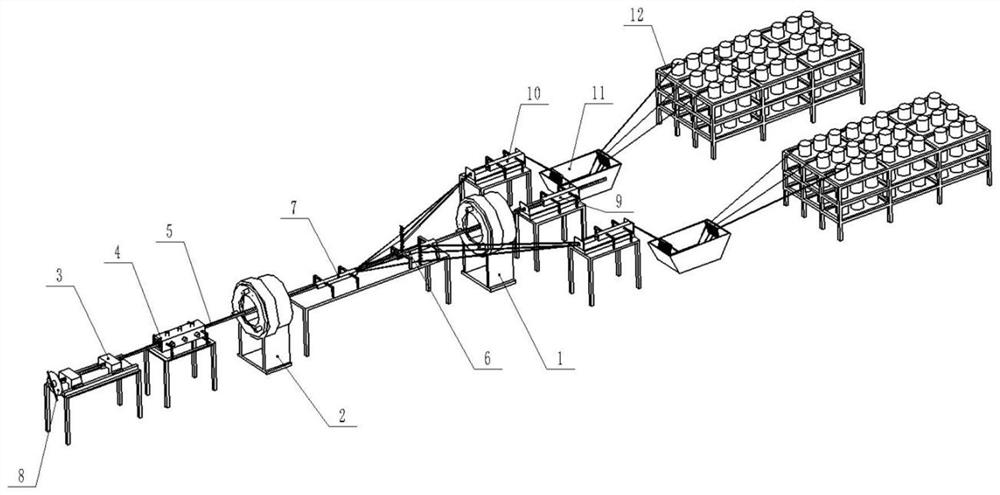 Composite material space truss structure and preparation method based on curing forming mold