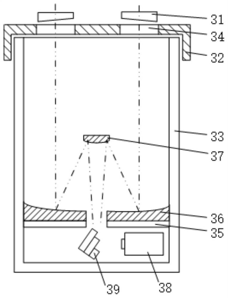 Multi-specified-height CCD imaging system and method based on trapezoidal lens