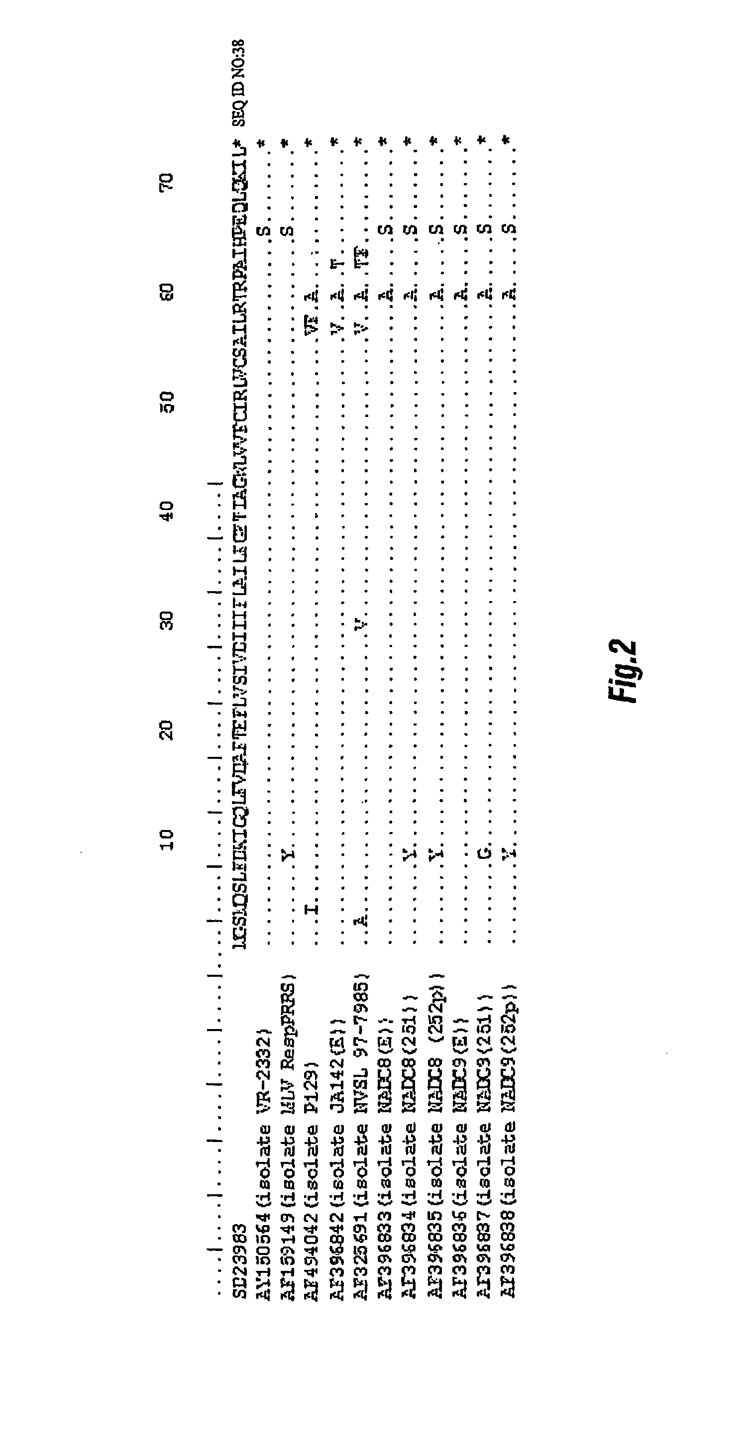 Differential immunoassay for prrs vaccine antibody