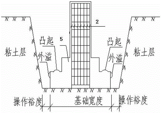Pole and tower foundation construction method