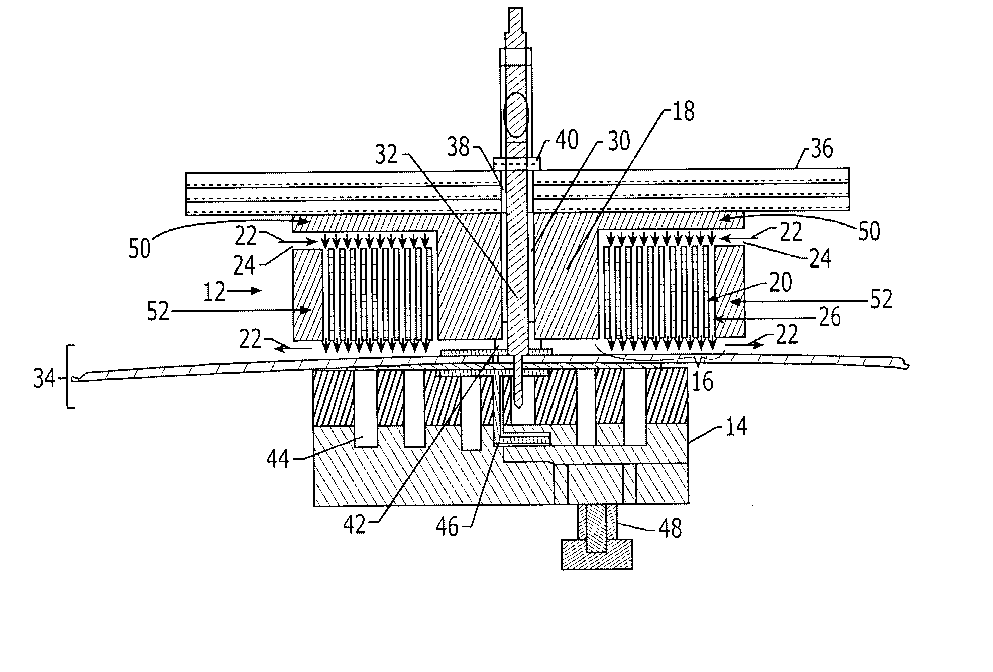 Electromagnetic clamp and method for clamping a structure
