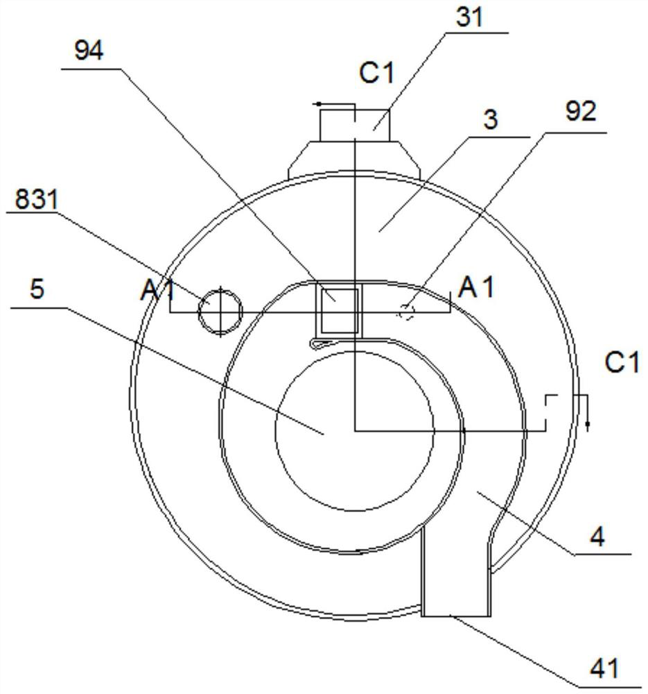 Self -clean vacuum cleaner and operation of the self -clean vacuum cleaner