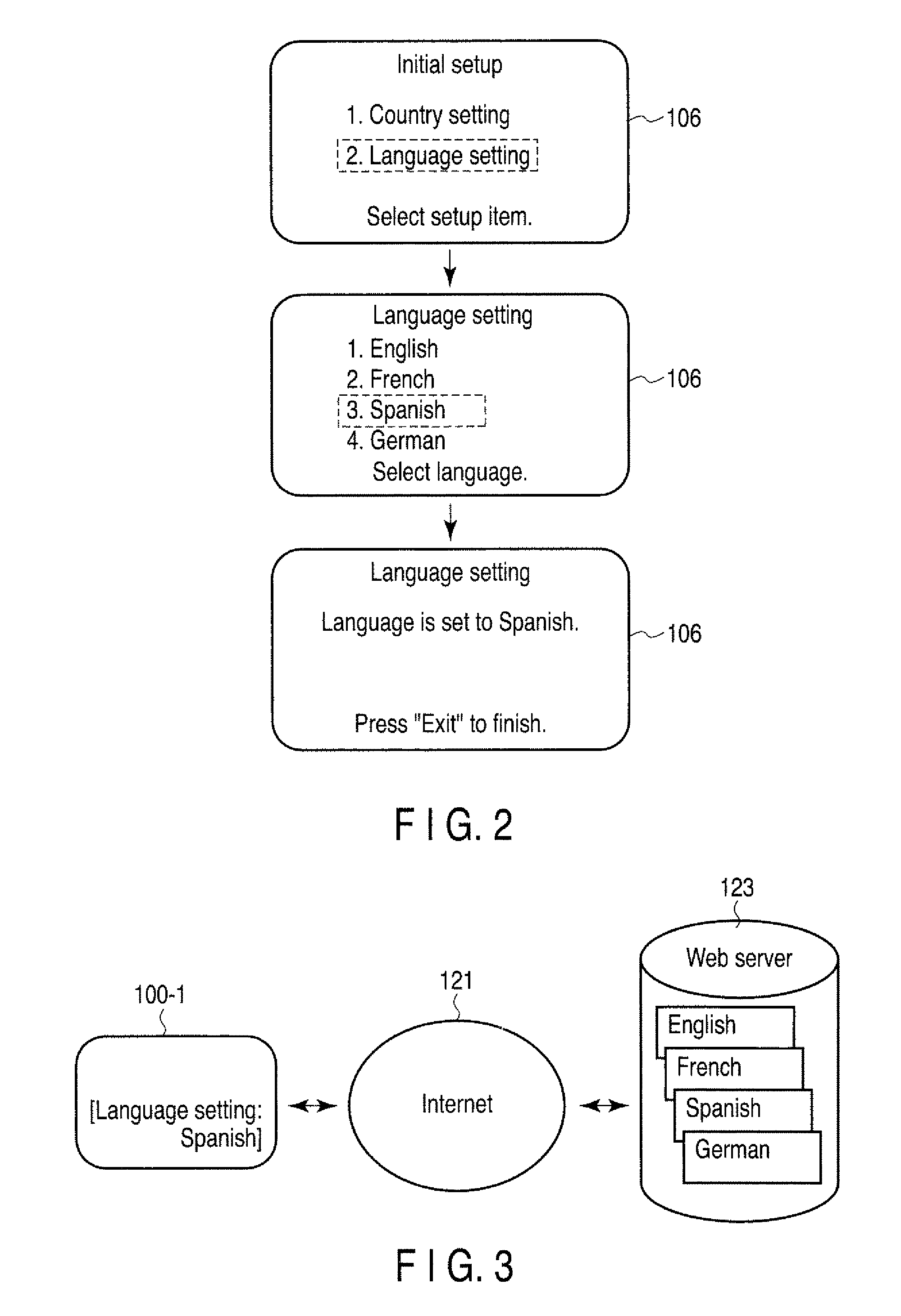 Television receiver, method of controlling the receiver, and network construction device