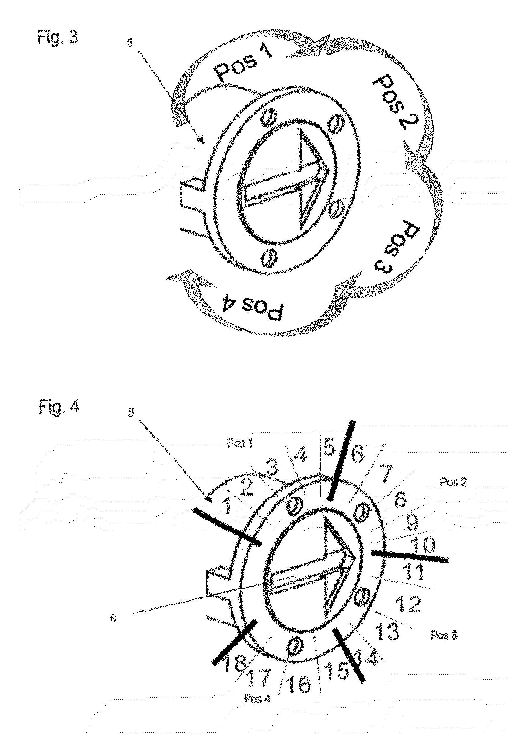 Hearing system with analogue control element