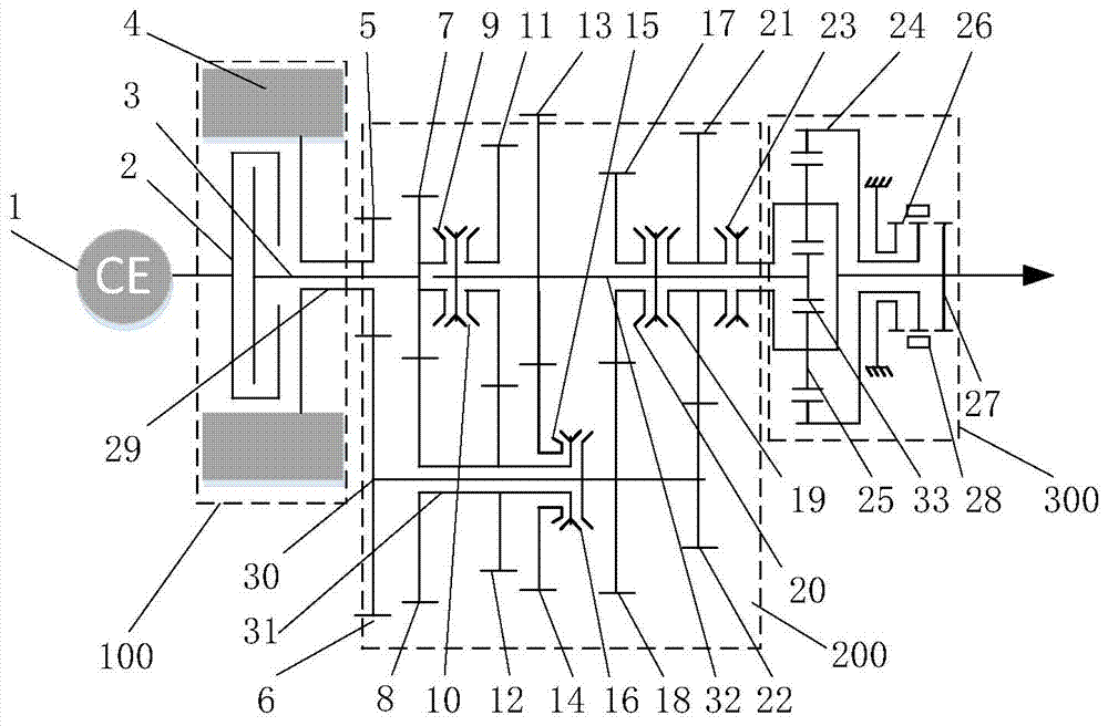 Commercial Vehicle Parallel Hybrid Multi-speed Transmission