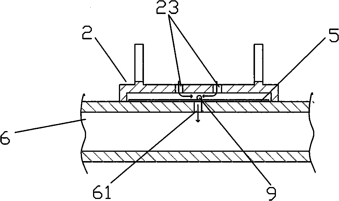 Yarn-collecting device for compact spinning