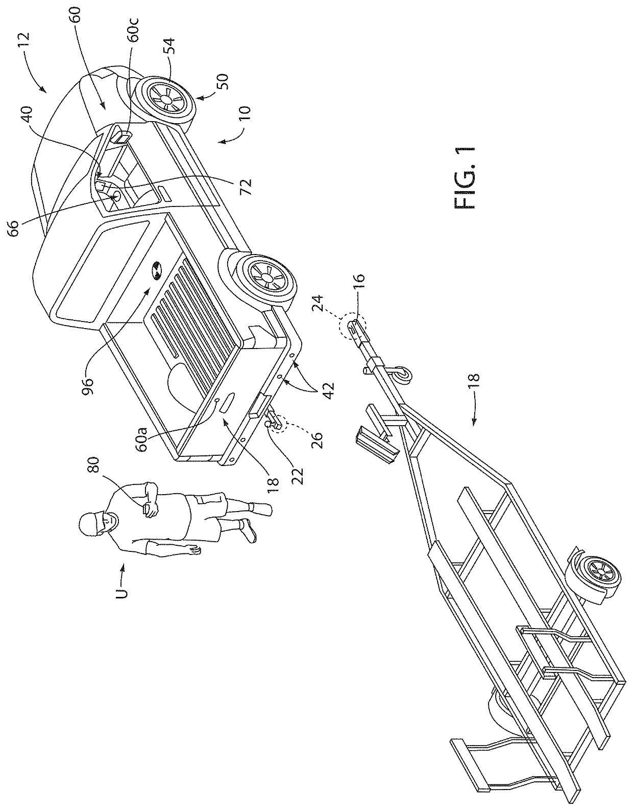 Modified steering angle at completion of hitch assist operation