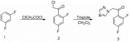 A novel azole antifungal compound and its preparation method and application