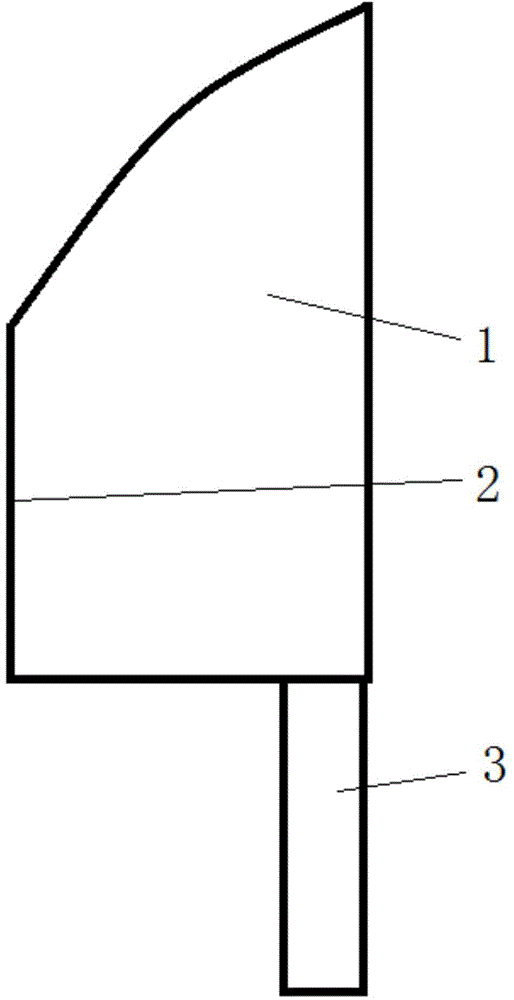 Inner corner correcting bricklayer's cleaver