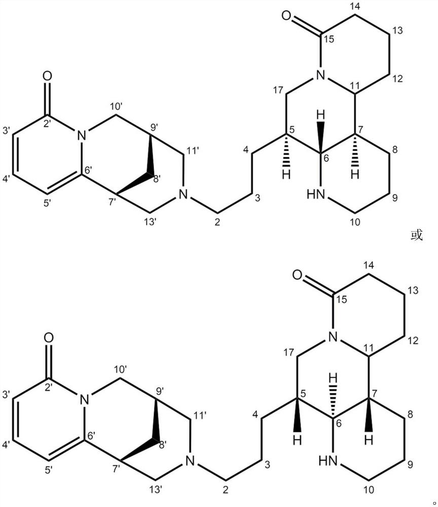 Novel dimeric alkaloid as well as preparation and application thereof