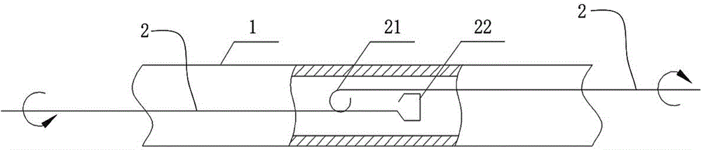 Construction method for in-pipe threading of electrical system ...