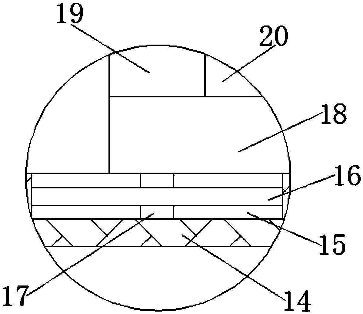 Water circulated wool cleaning device