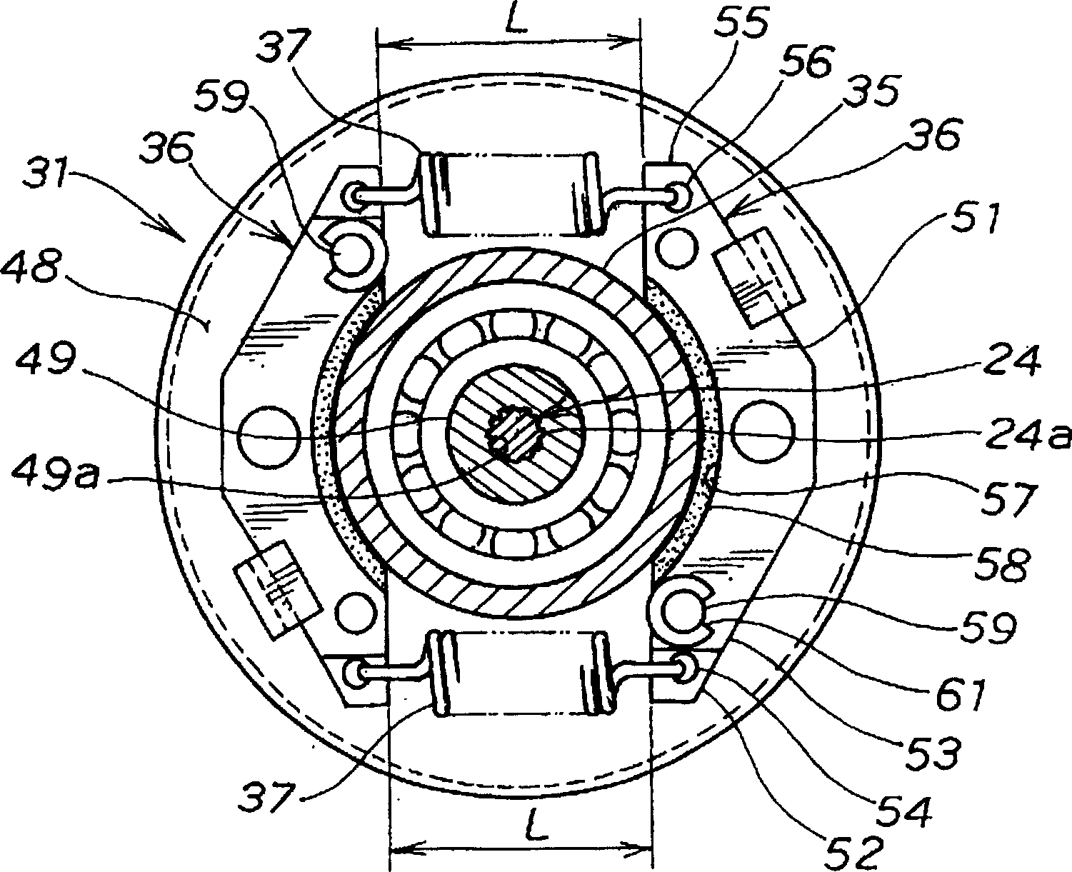 Bush cutting machine