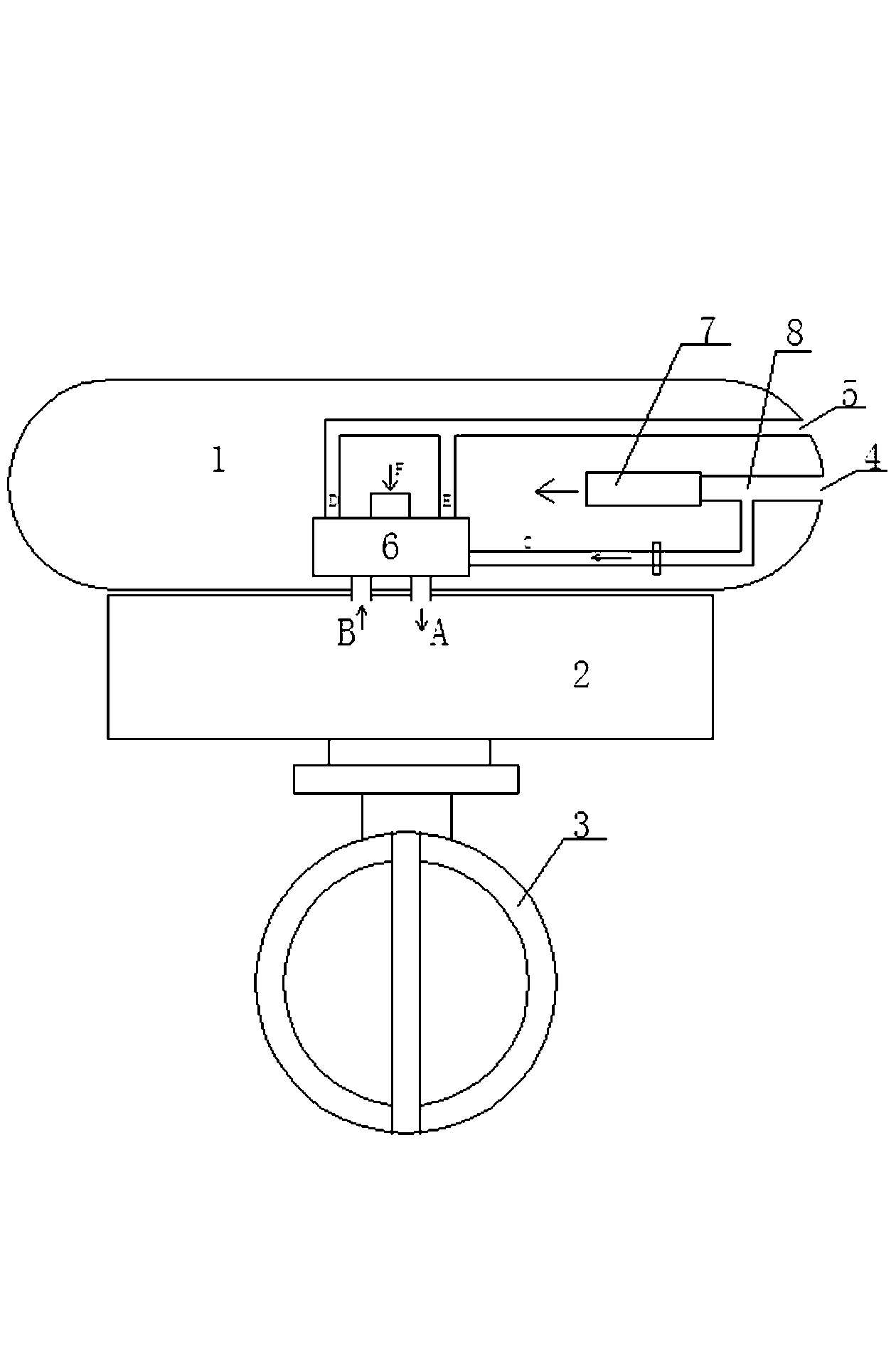 Automatically-controlled valve air reservoir