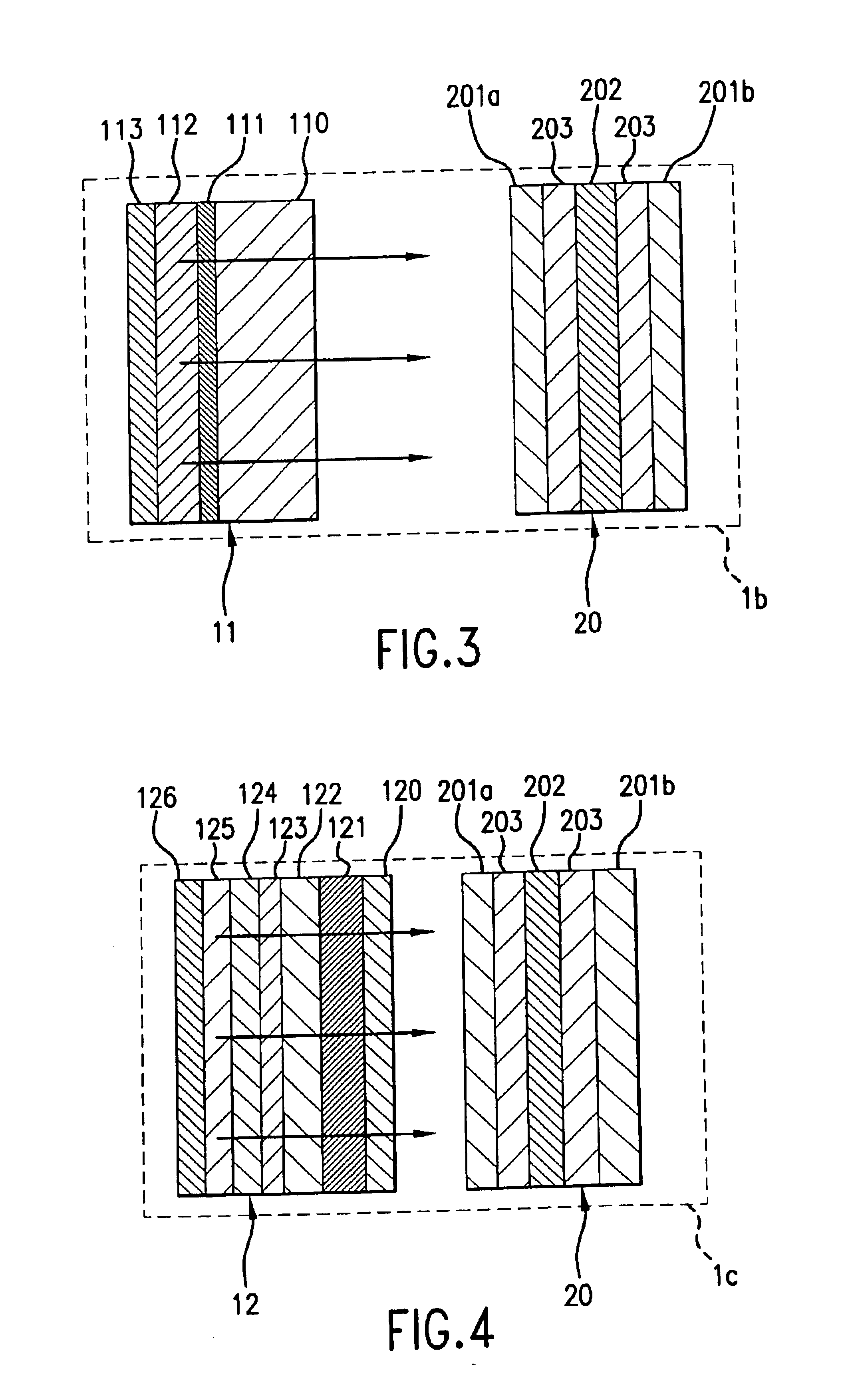Liquid crystal projection device having a liquid crystal display element that includes an electroluminescent element