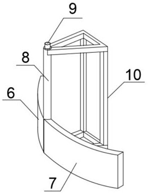 A vortex vibration converter protection device based on wind field monitoring