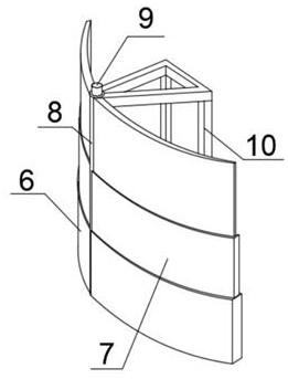 A vortex vibration converter protection device based on wind field monitoring