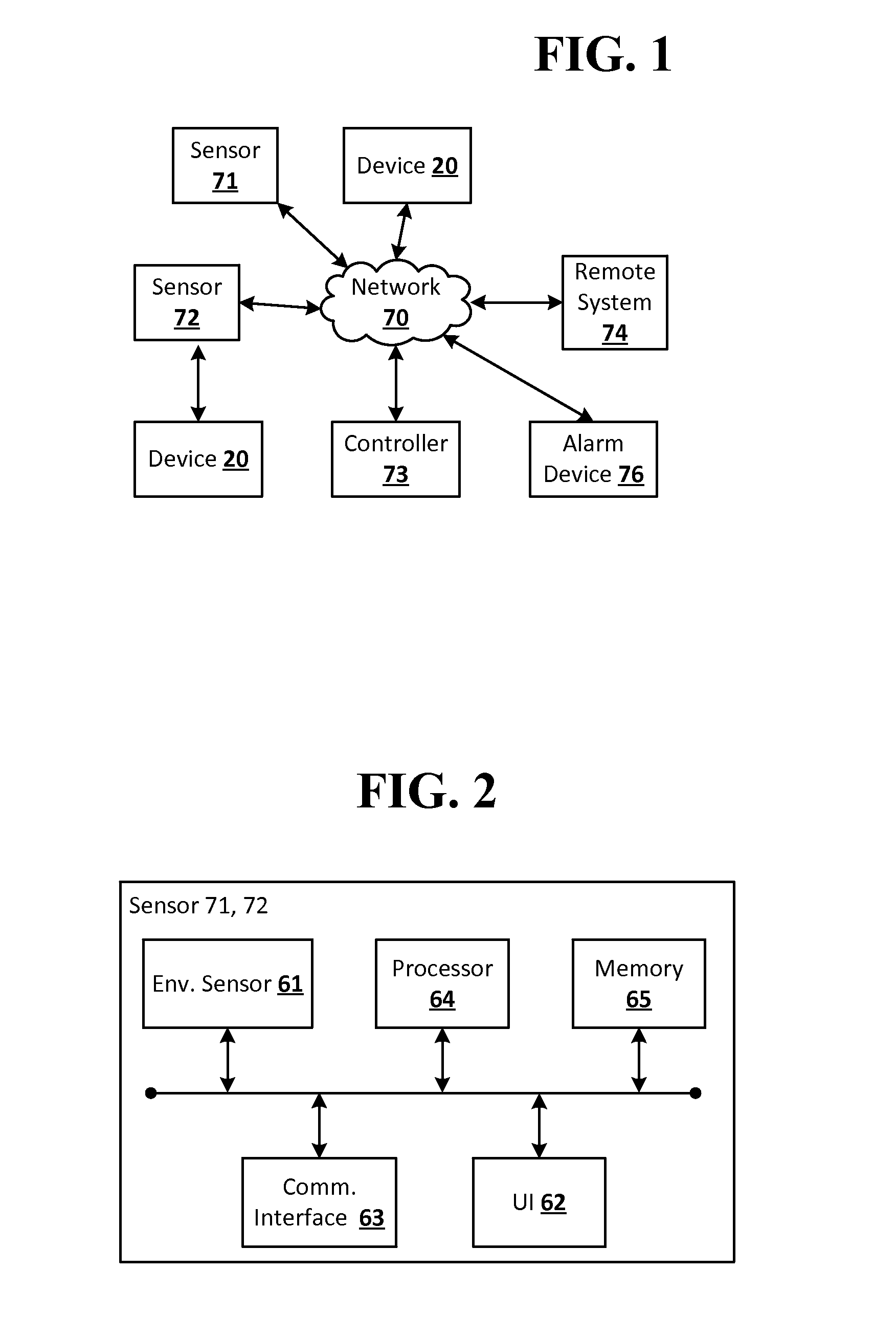 Systems and methods of adaptively adjusting a sensor of a security system