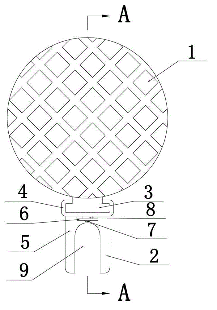 An l-type outer spherical self-aligning bearing seat with a safety shield