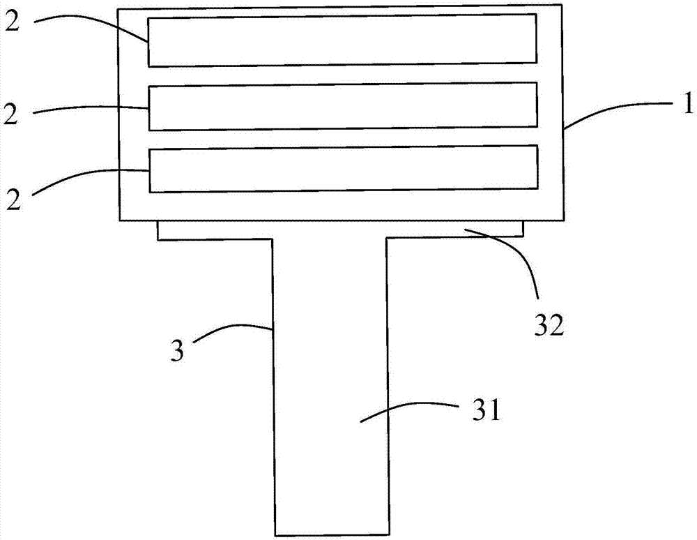 Organic light-emitting diode (OLED) screen body electrode connecting structure