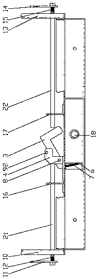 Drawer interlocking mechanism of low-voltage load switch box