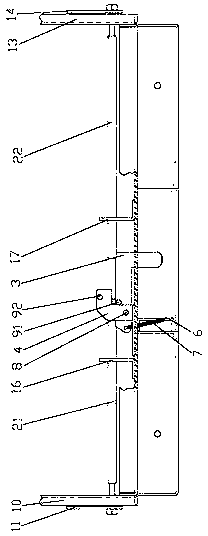 Drawer interlocking mechanism of low-voltage load switch box