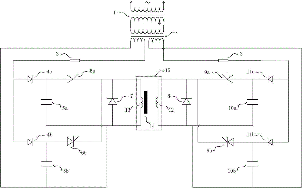 Energy storage and triggering equipment for electromagnetic repulsion operating mechanism and control method