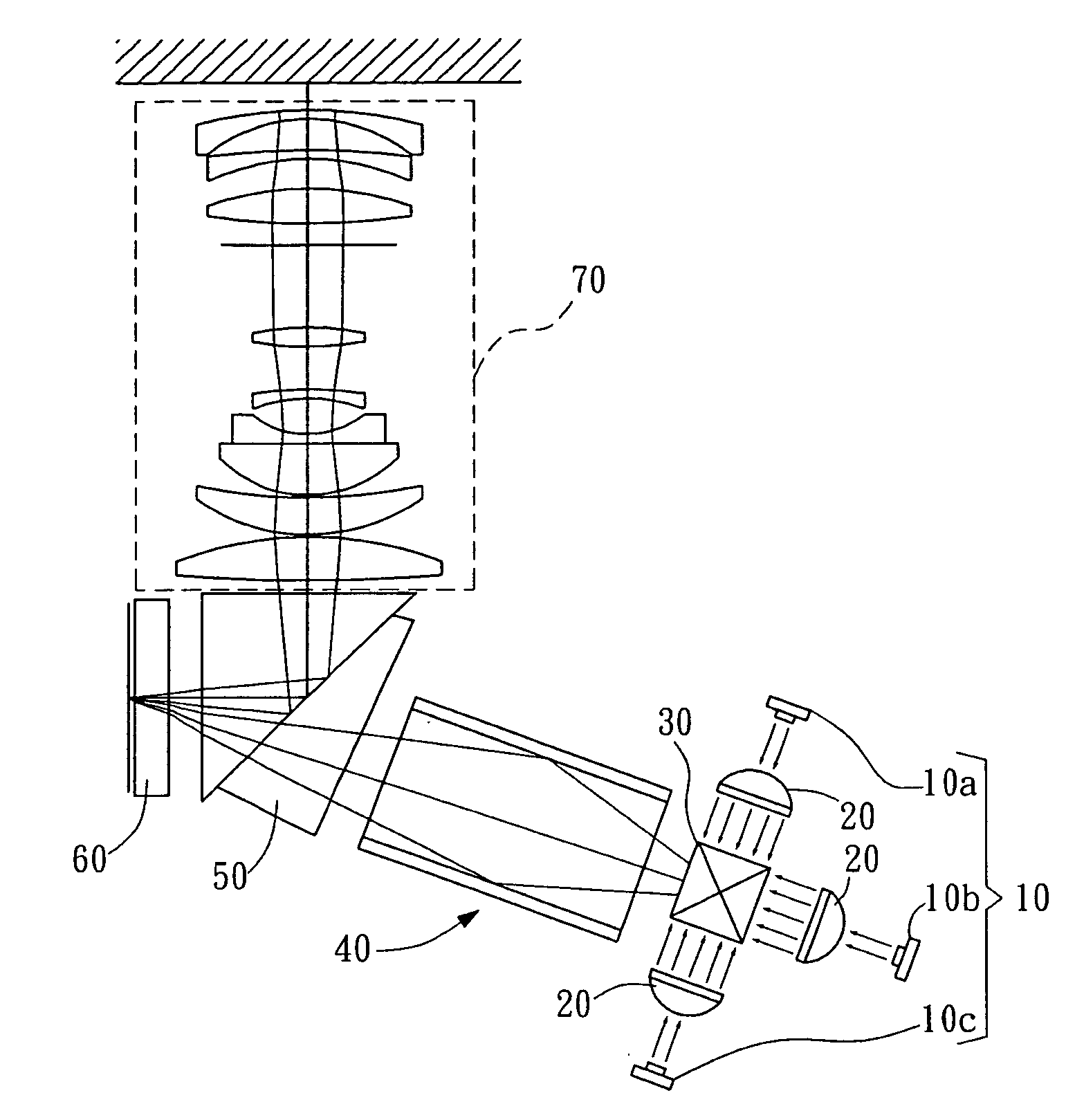 Light source device of laser LED and projector having the same device