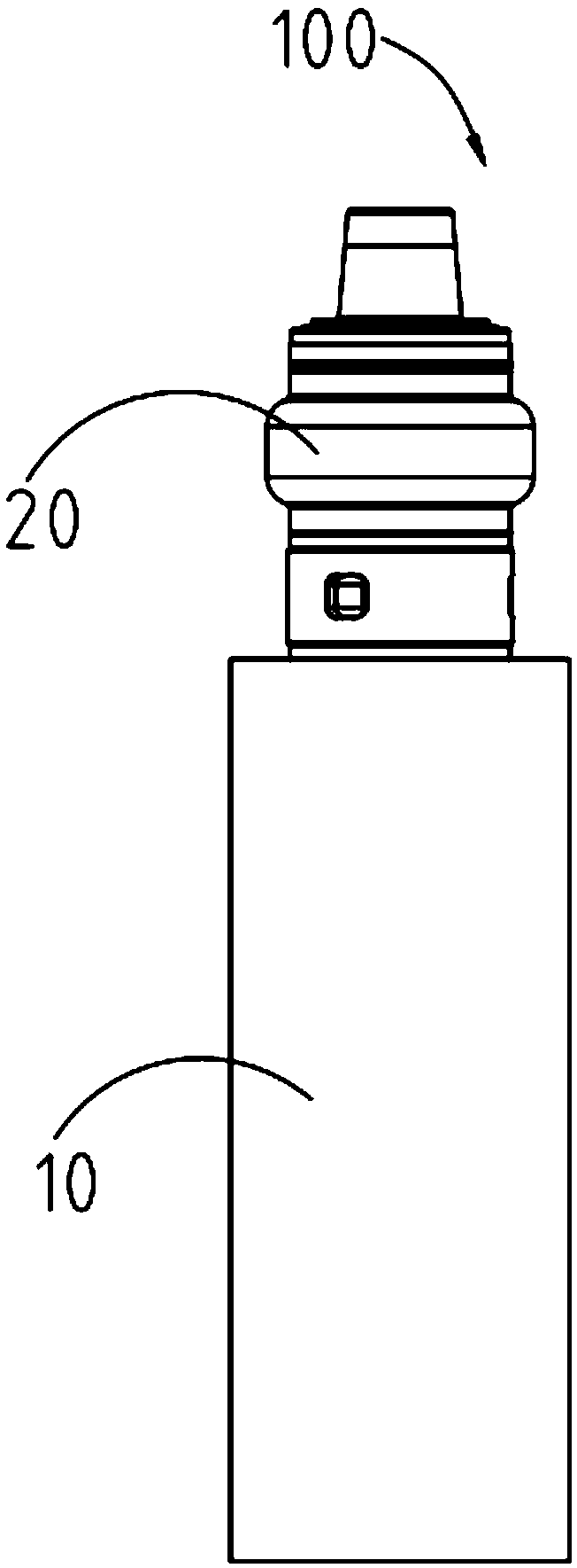Atomizer and electronic heating evaporation sucking device