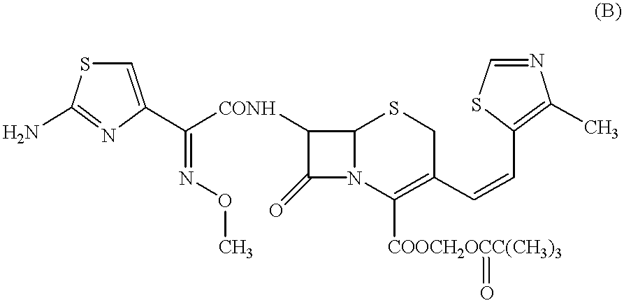 Crystalline substance of cefditoren pivoxyl and the production of the same