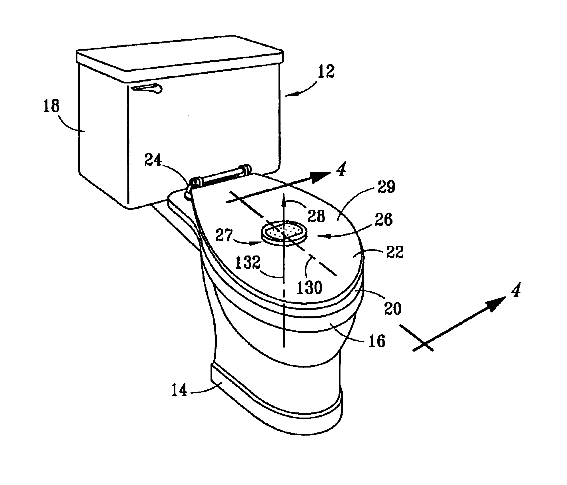 Self-contained exhaust fan for a water closet