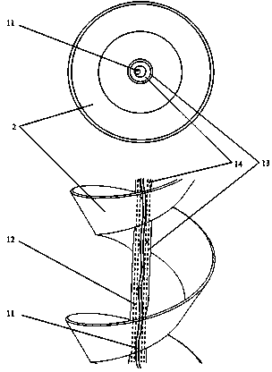 A solar-powered independent irrigation and supplementary light spiral cultivation column