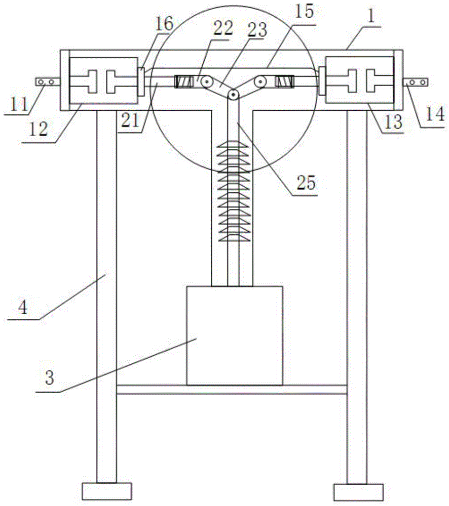 A high-voltage double-break circuit breaker
