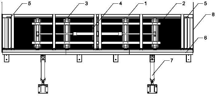 Grating capable of automatically separating suspension matters