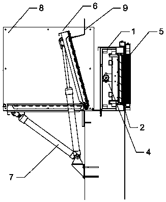 Grating capable of automatically separating suspension matters