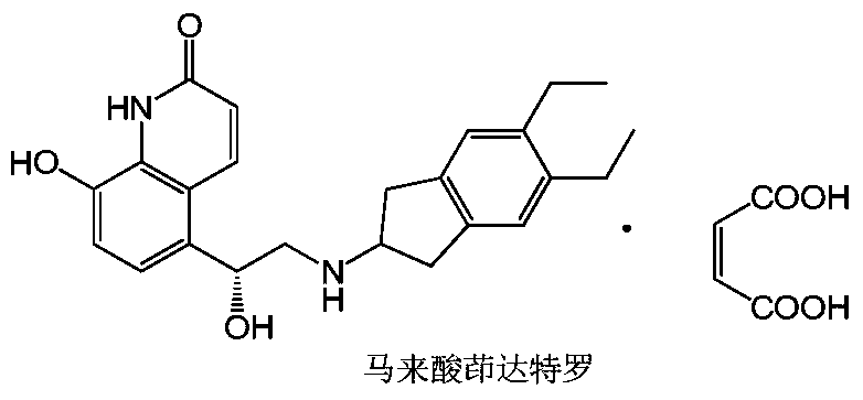 Improved preparation process of indacaterol maleate